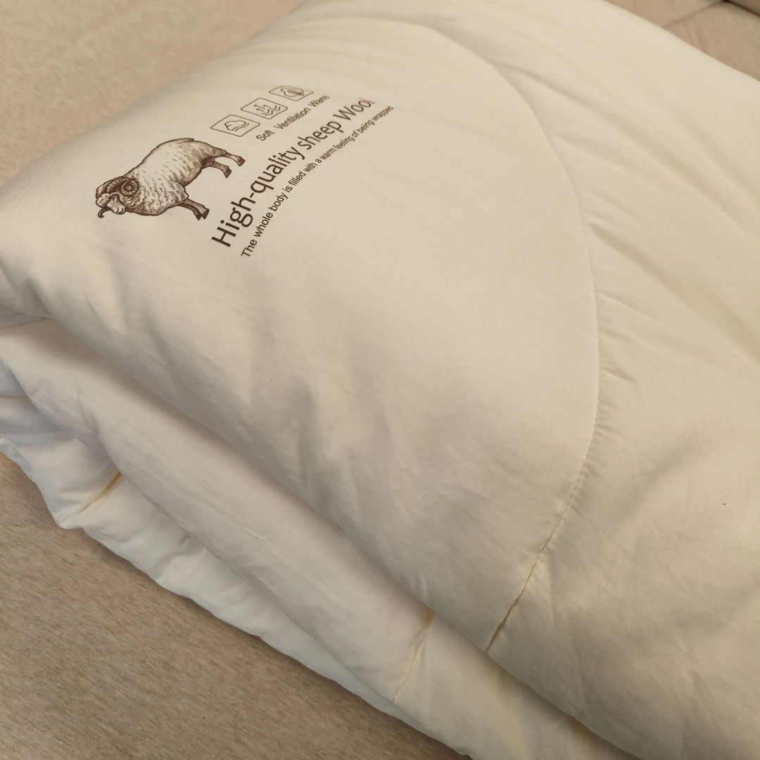 水洗超柔含羊毛被芯 原米