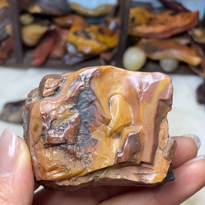 旷***野石材戈壁牧民美石原石