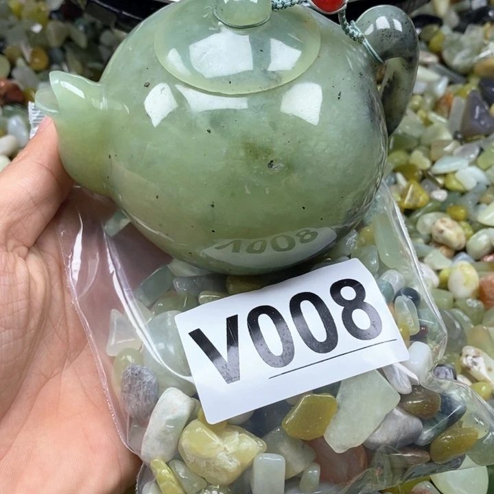 蛇纹石玉未镶嵌鱼缸石