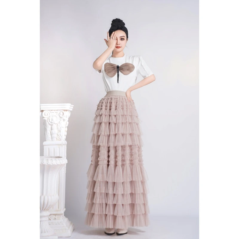 【星姐推荐】星原创高级定制【糖果多巴胺】设计师小众轻奢名媛半身裙