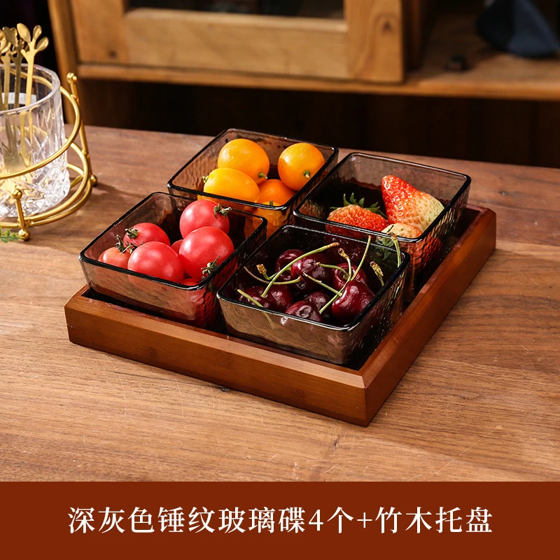 轻奢高档水果盘家用客厅茶几茶点盘点心盘零食摆放盘坚干果收纳盒