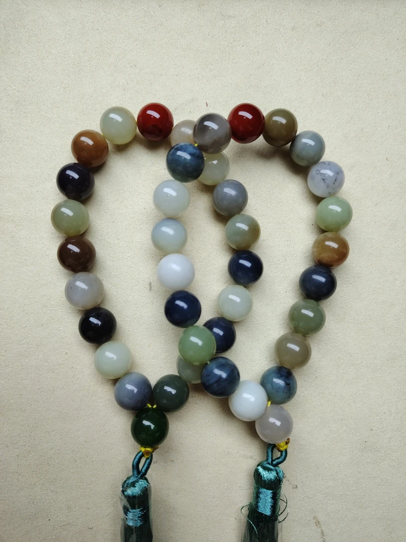 和田玉精品多宝手持卡12mm（多样性发货）