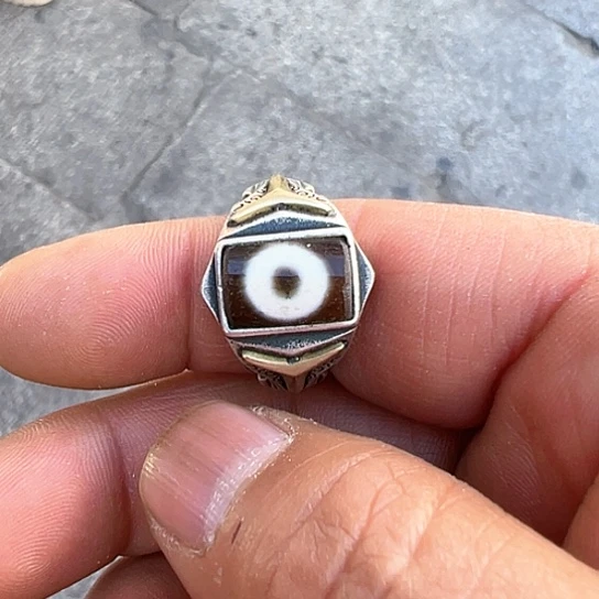 【闪购商品】合金戒指玛瑙/玉髓