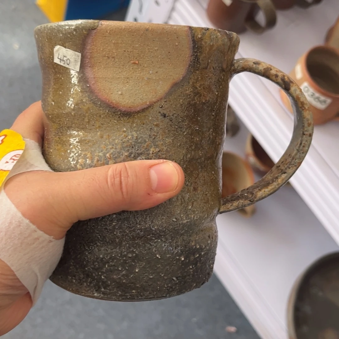 原田圭二备前茶杯茶盘茶宠
