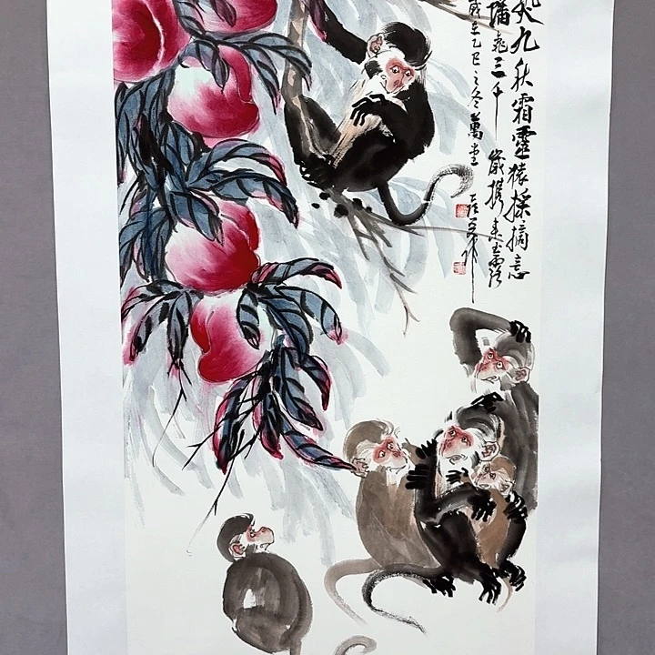 国画亲笔手绘放心去藏