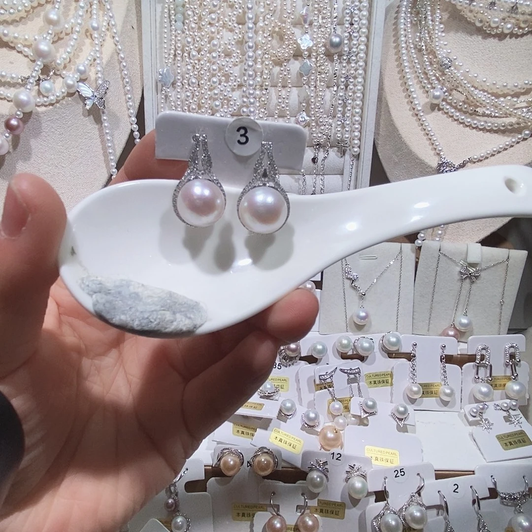 非金属非金属纯银耳钉13