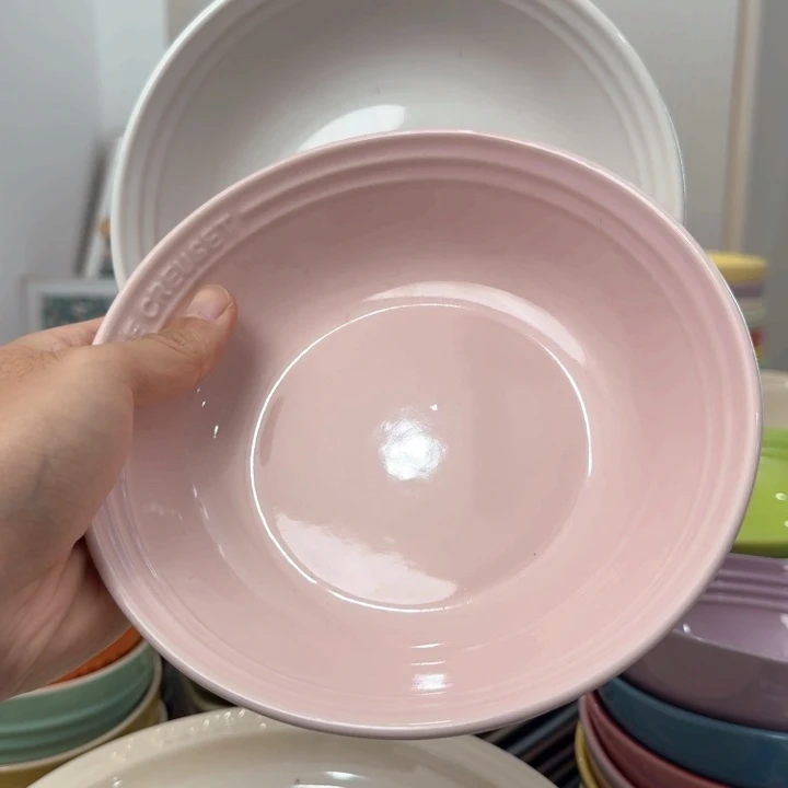 瓷片微瑕2个7英寸燕麦盘