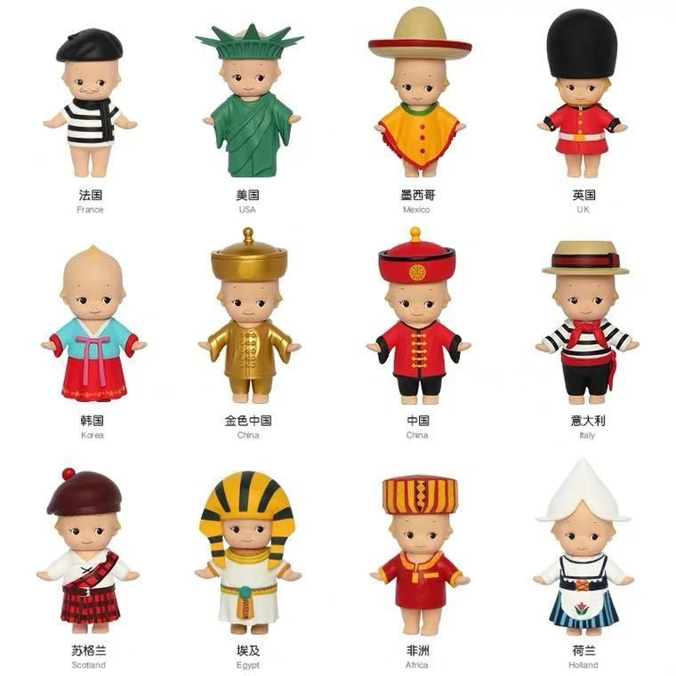ewpish Love  Around the World Mini Figures