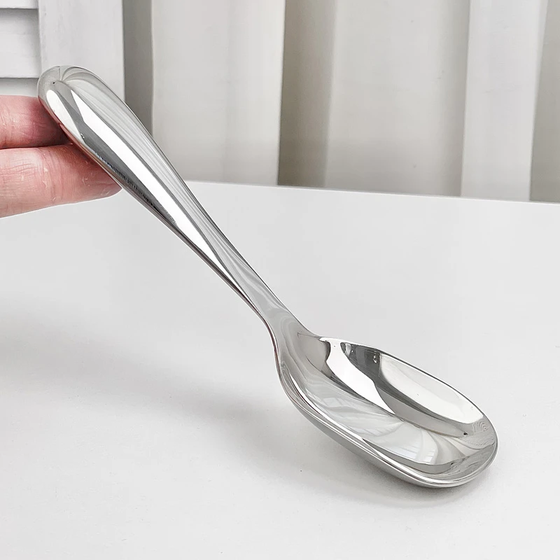 嘉点316不锈钢汤勺食品级儿童汤匙个人专用高档精致勺子吃饭小勺