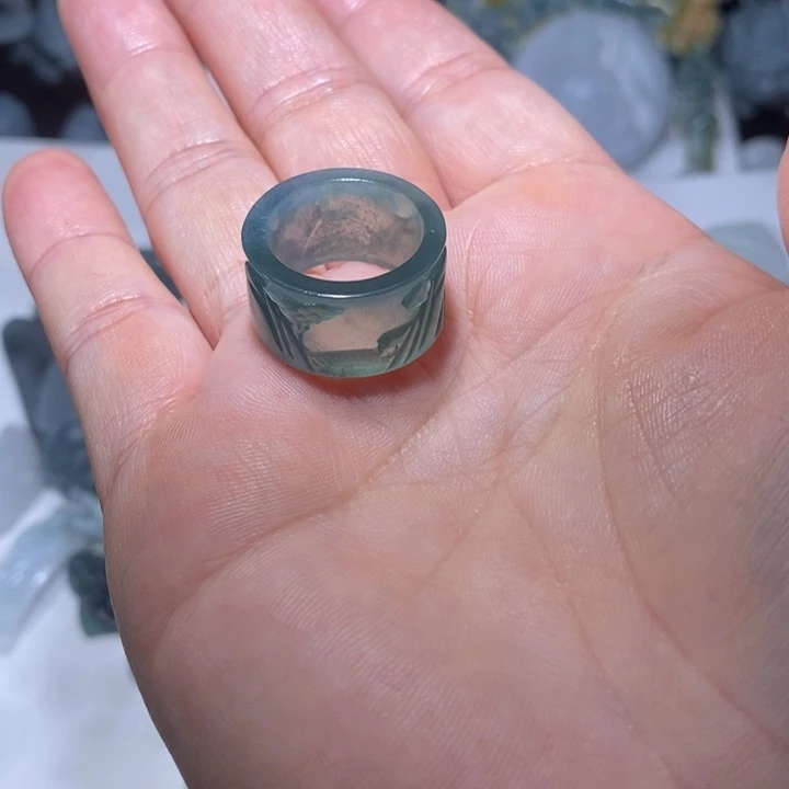 成***少定制翡翠未镶嵌毛