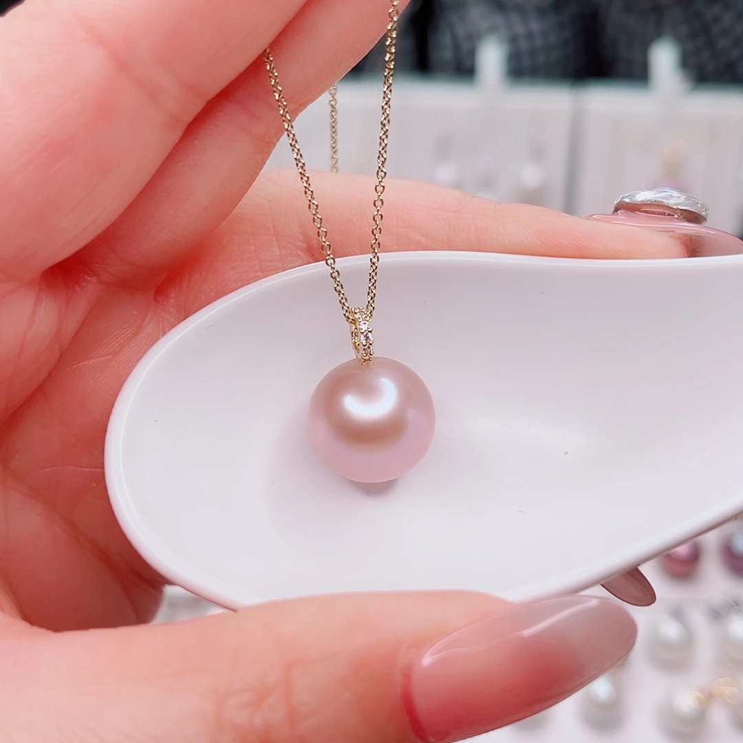 淡水珍珠吊坠(赠链)合金