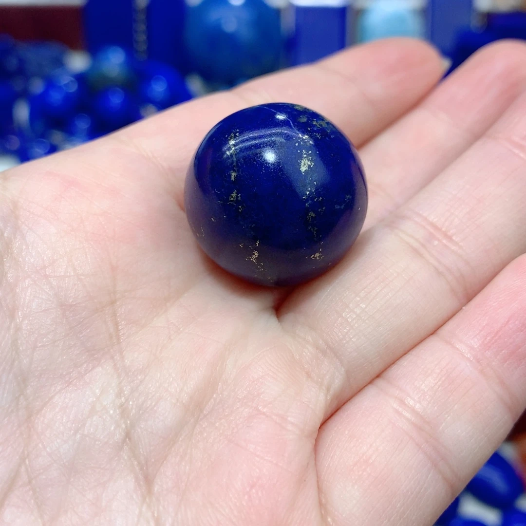 青金石未镶嵌22.4m单珠挂件