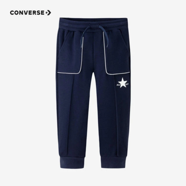 【官方旗舰】CONVERSE匡威春季男童女童大小童针织卫裤长裤F636