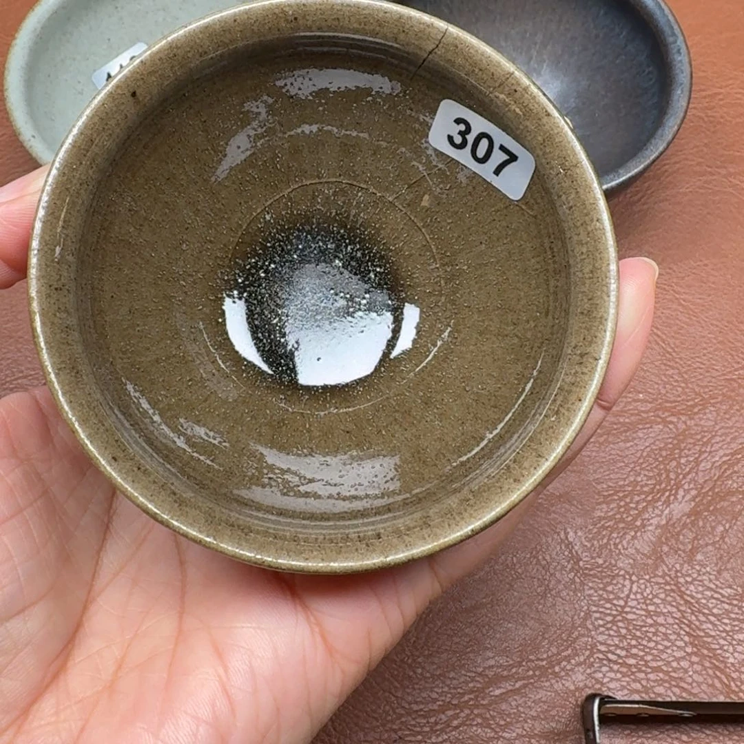 茶盏龙窑柴烧自然还原瑕疵307