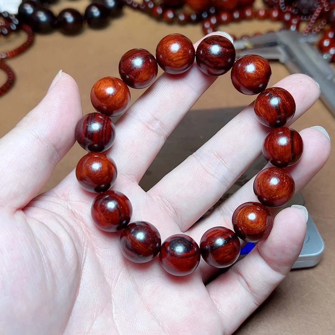 小叶紫檀手串/手链15大黑线琴料