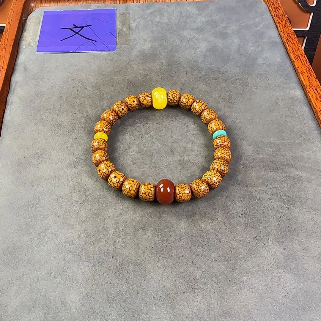 星月菩提吊坠手串