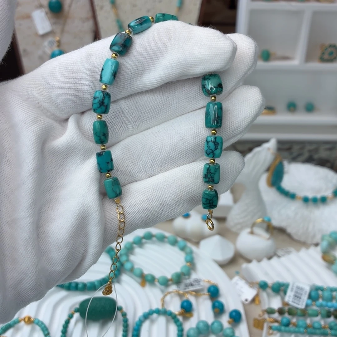 未镶嵌绿松石手链