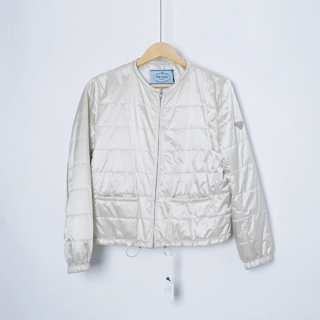 95新 Prada/普拉达 锦纶/TH0771/棉服/44码