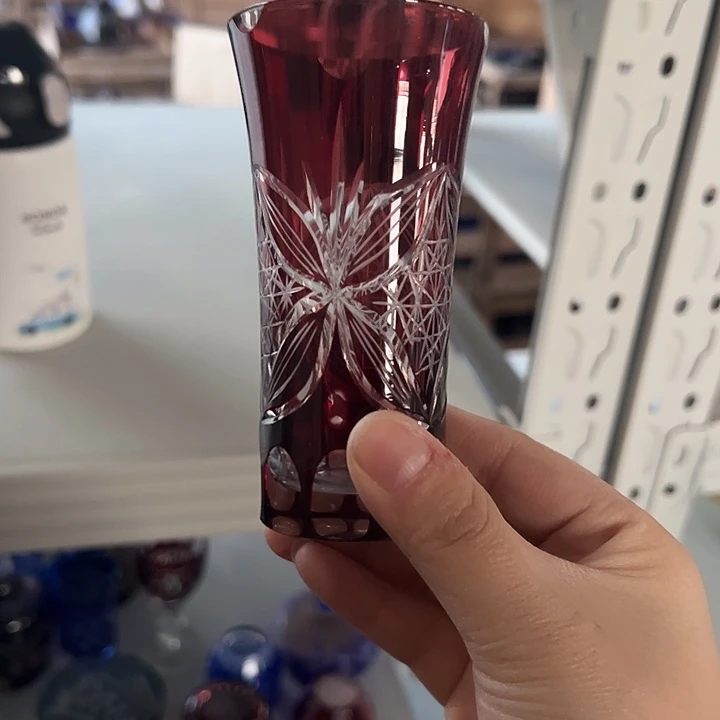 水晶玻璃平底款微瑕一个