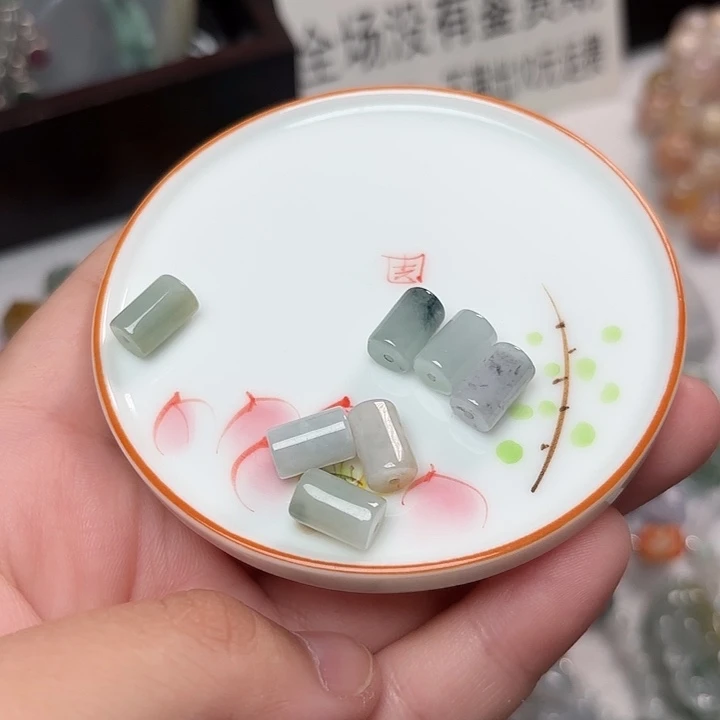 翡翠未镶嵌手链翡翠未镶嵌款桶珠