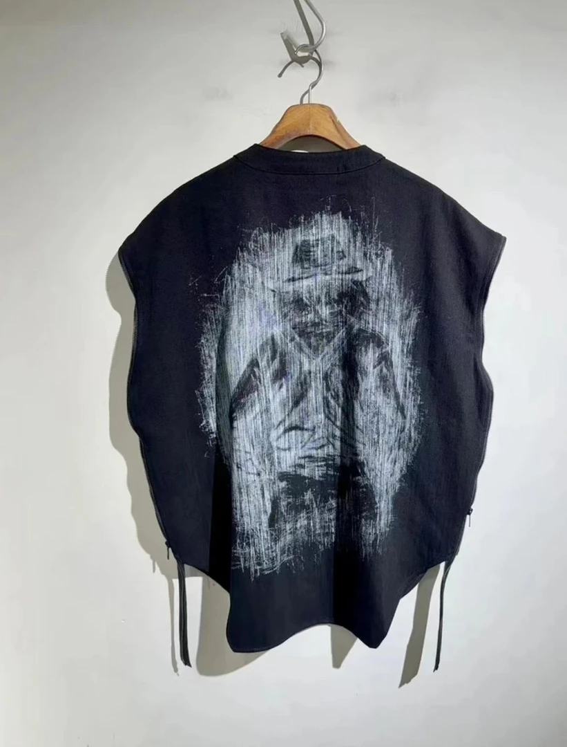 JD时尚潮流休闲百搭牛仔马甲坎肩