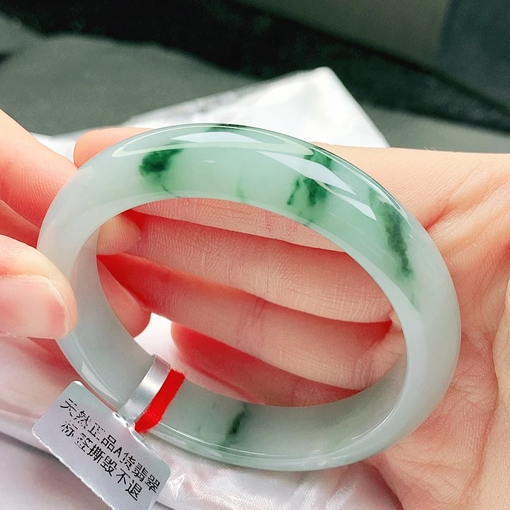 翡翠未镶嵌手镯缅甸天然A货翡翠