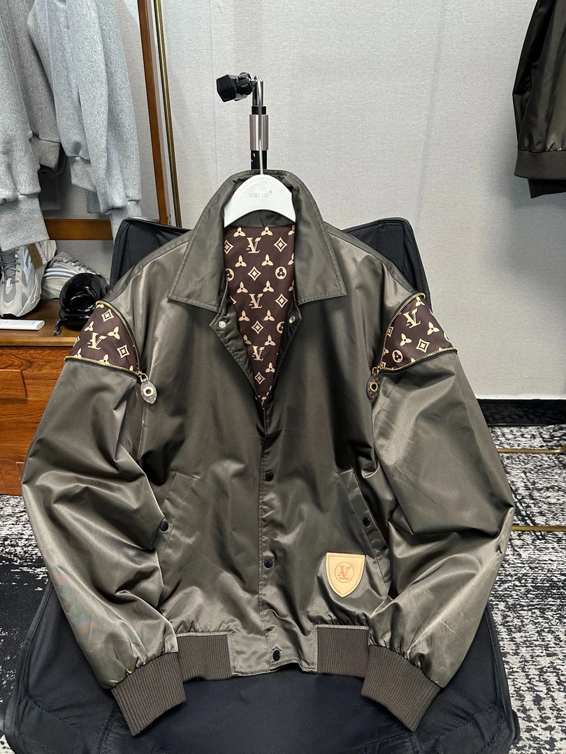 成哥潮牌高品质轻奢微阔复古翻领夹克外套-252