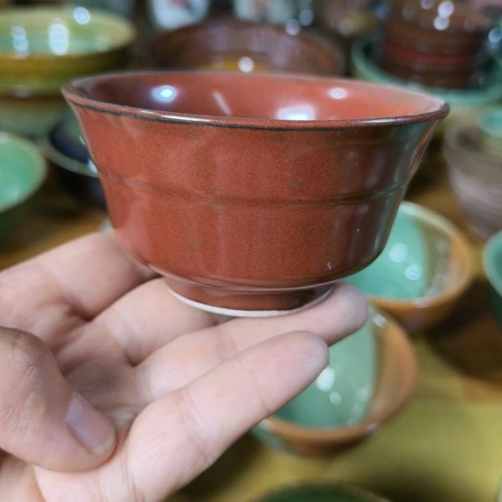 盘磁州窑五厂盘碗壶杯