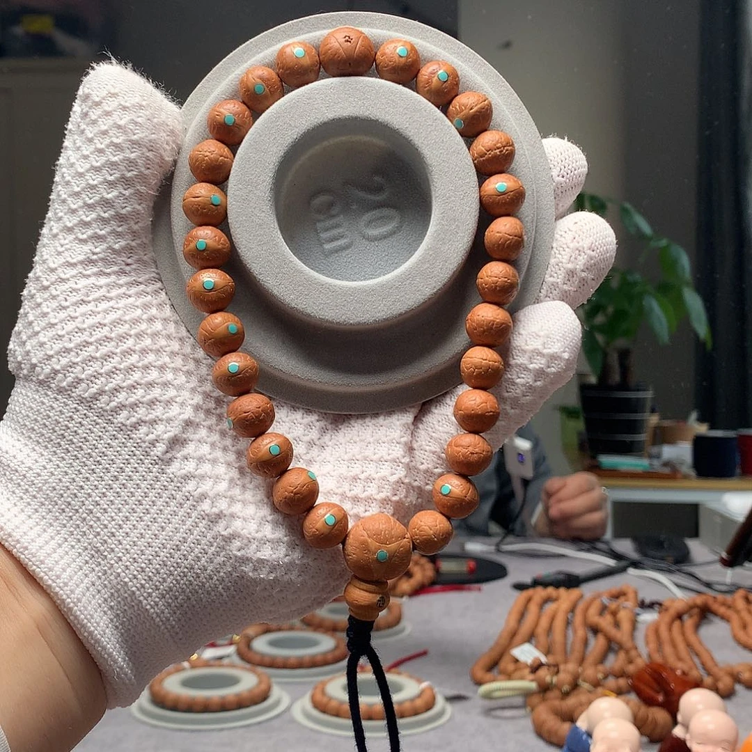 手串凤眼菩提25年尼泊尔小12单仓松钉款手持