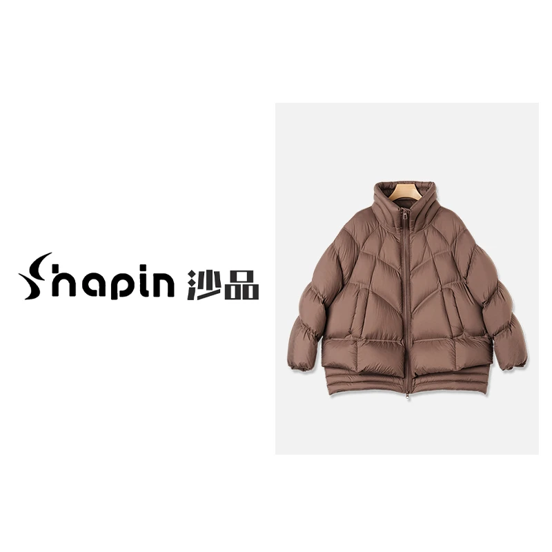 反季清仓设计款立领云朵羽绒服高克重保暖外套女JH6258