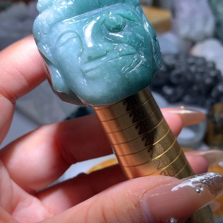 翡翠未镶嵌颈饰保真天然A货翡翠