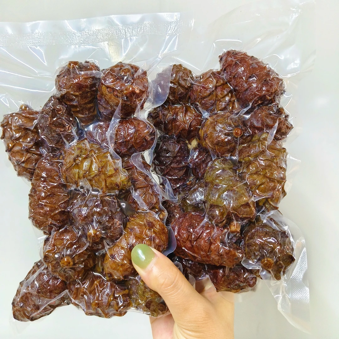 25年新货松果盐水煮松塔松树塔小时候的味道小朋友喜欢坚果松子