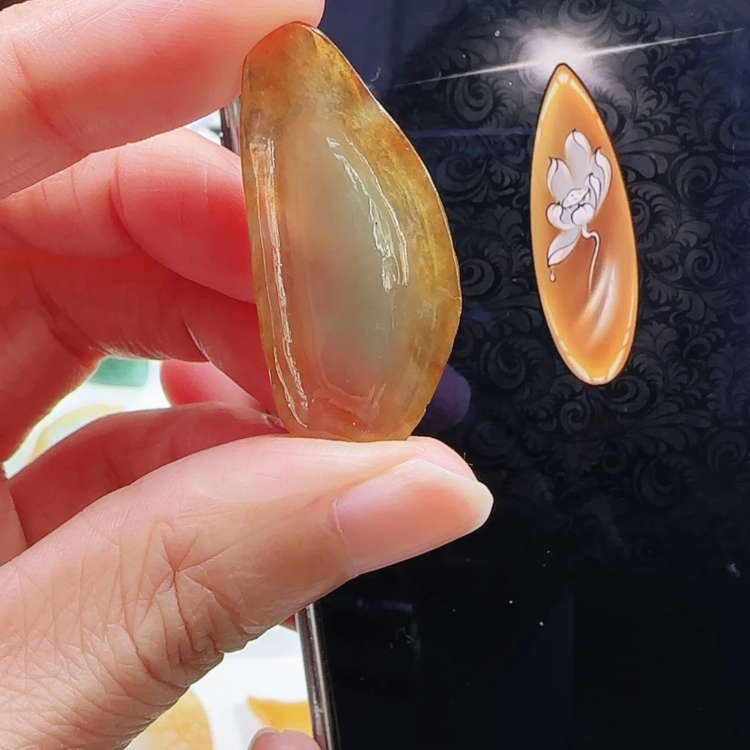 定制翡翠未镶嵌缅甸翡翠挂件