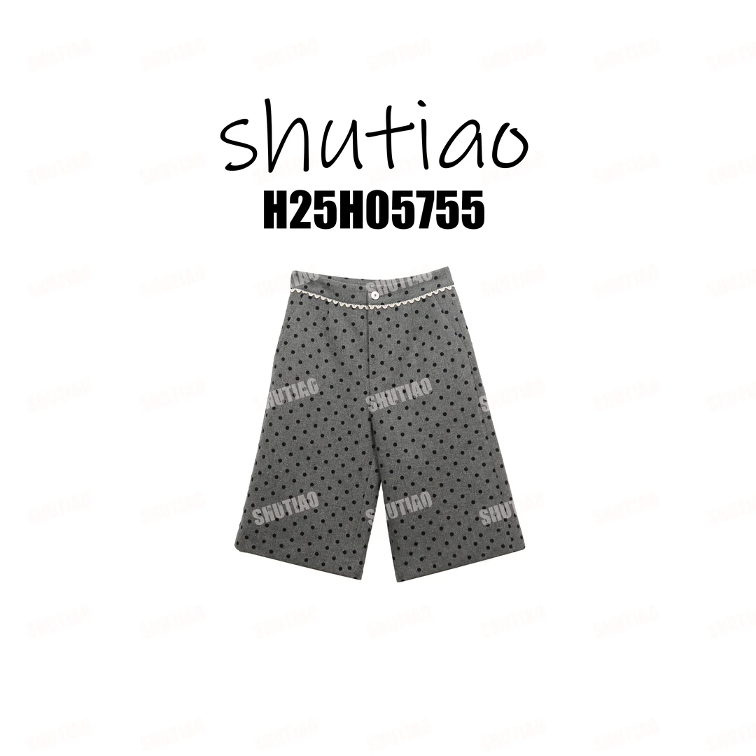 【SHUTIAO】2025秋冬：新款小众设计款短裤H25H05755