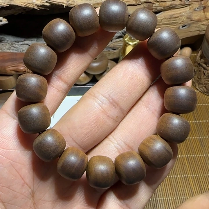 檀香木其他老山檀香百年老料13×14黑肉横纹