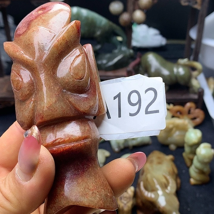 和田玉未镶嵌车挂