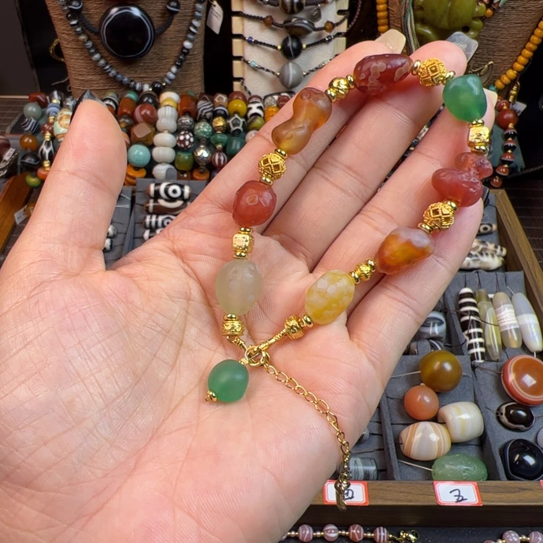 玛瑙/玉髓未镶嵌手链