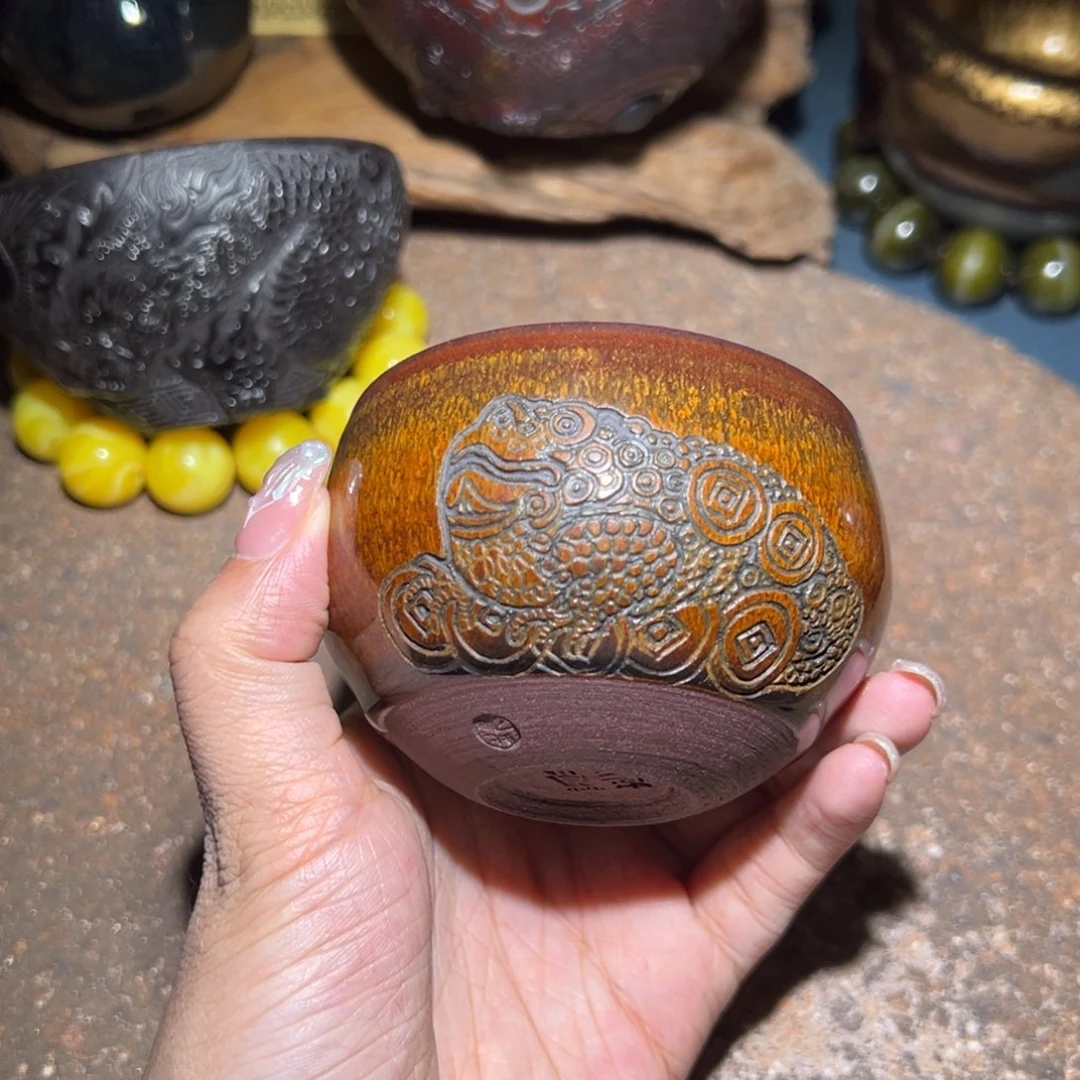 茶盏知否建盏茶器金蟾