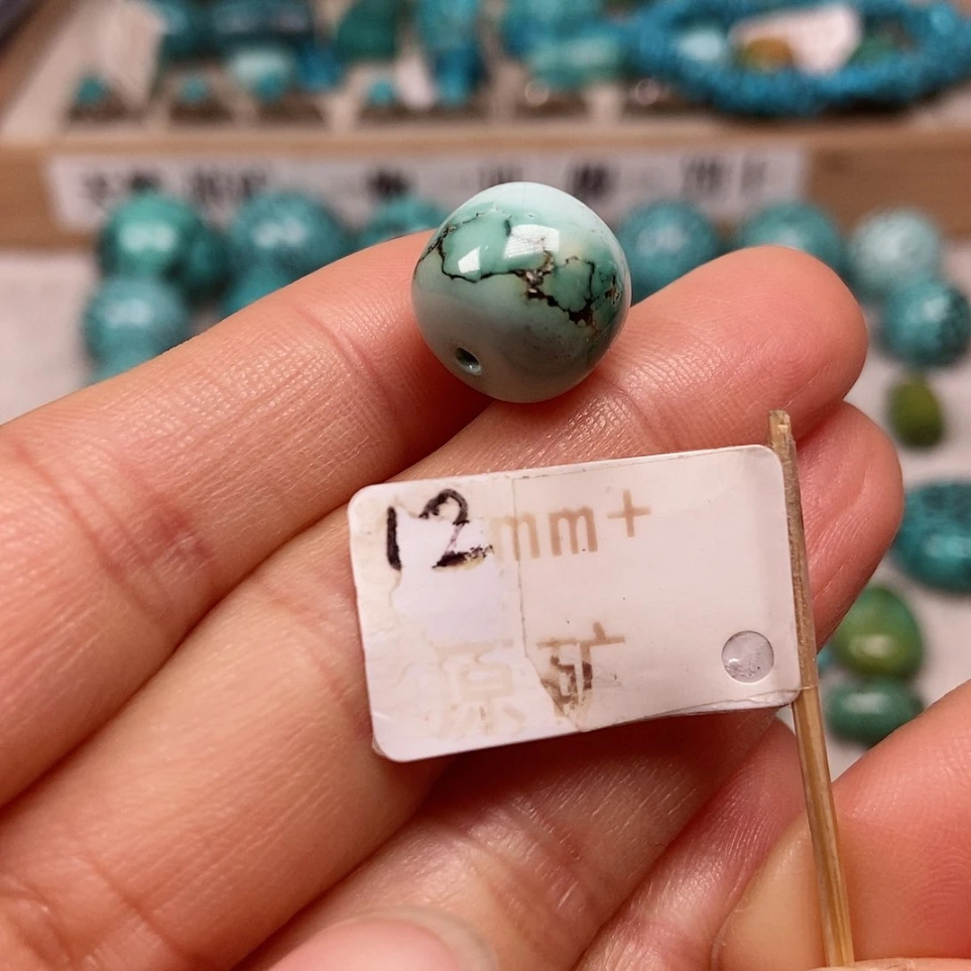 未镶嵌绿松石珠宝半成品