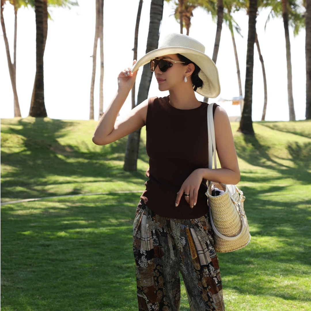 【Do.Fashion欧阳】“汉普顿”度假系列包肩背心内搭打底