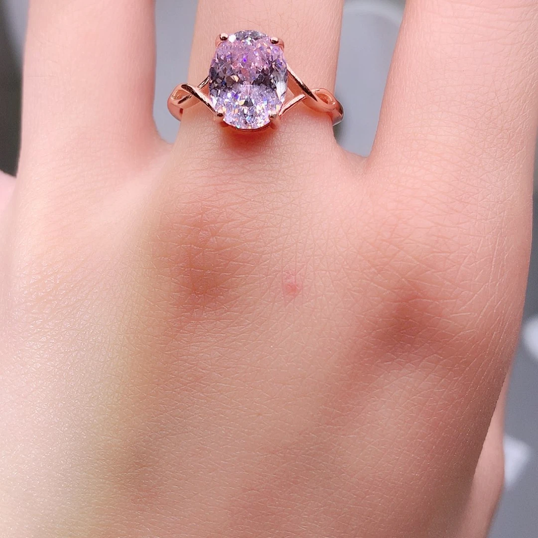 碧玺戒指银S925镶嵌11111111