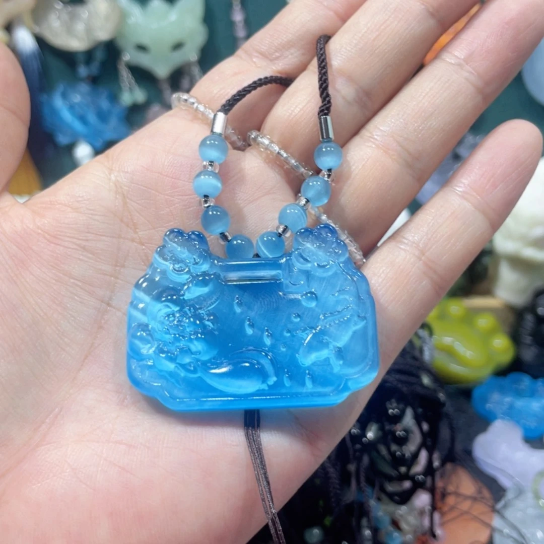 【闪购商品】未镶嵌岫玉颈饰23项链