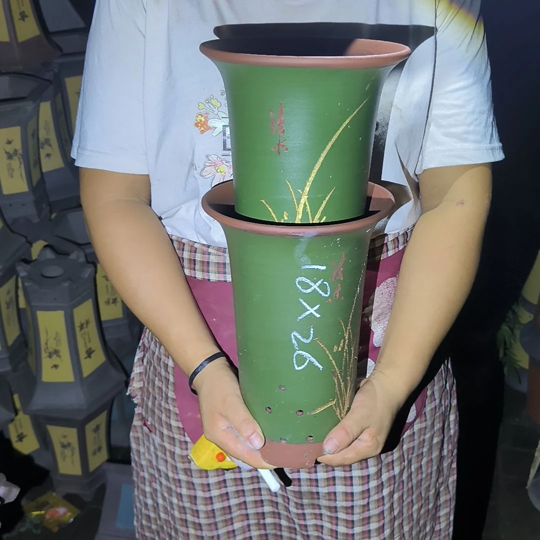 紫砂花盆紫砂花盆