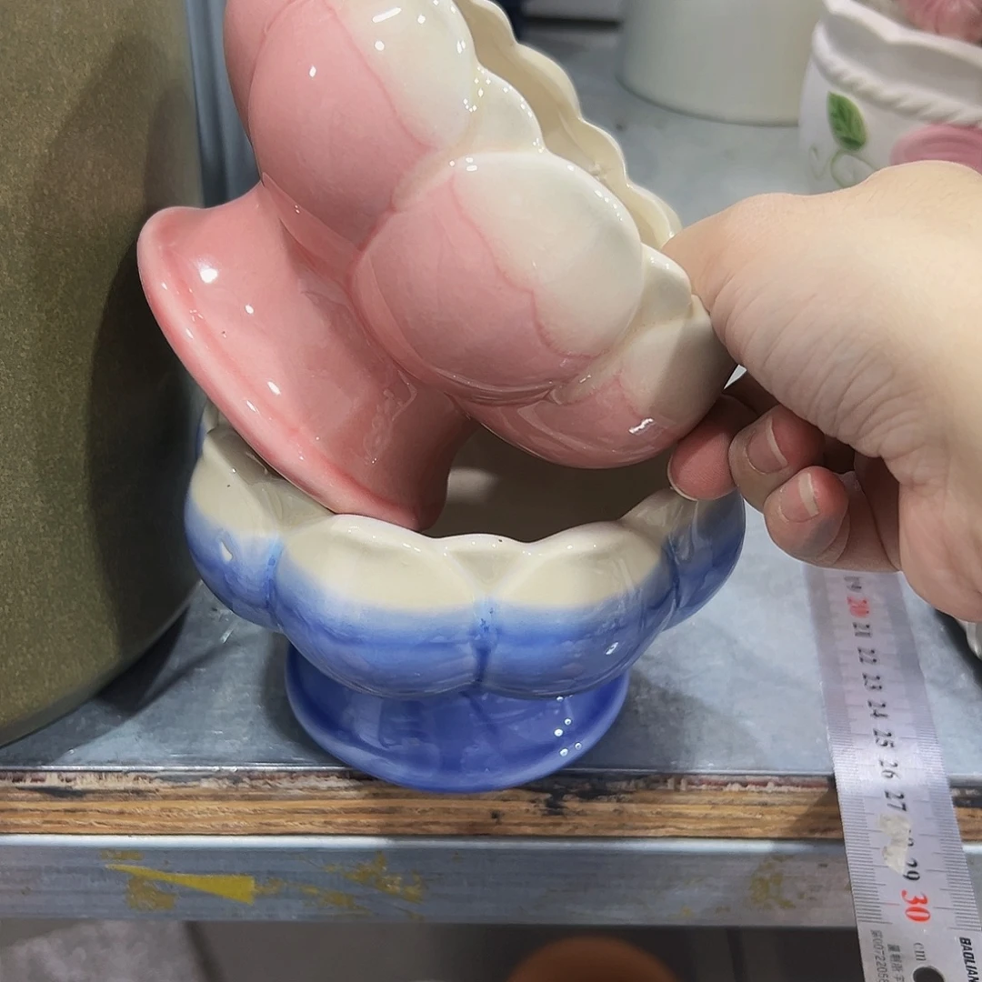 尾单陶瓷花盆凑单10米包邮