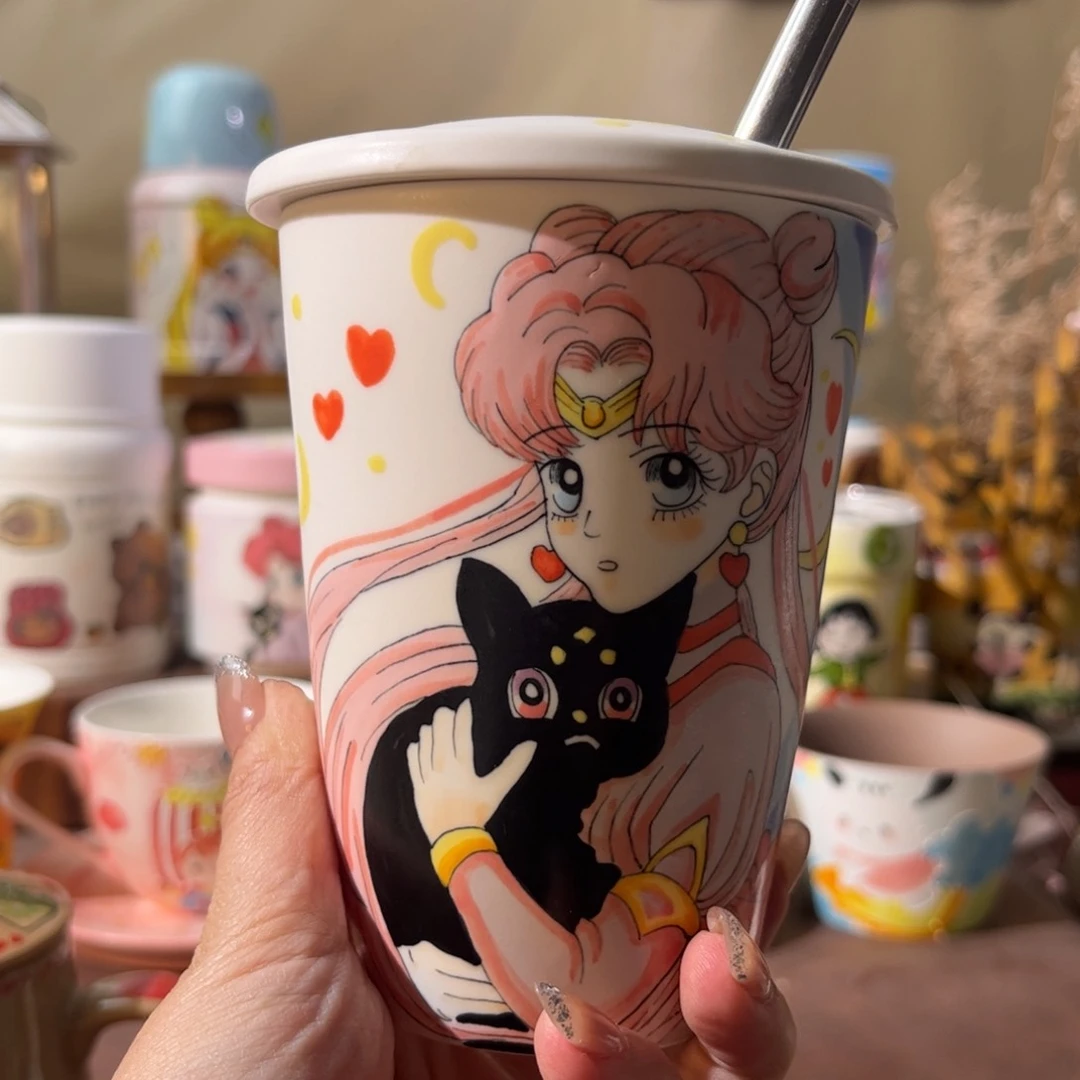 景德镇陶瓷手绘文创水杯