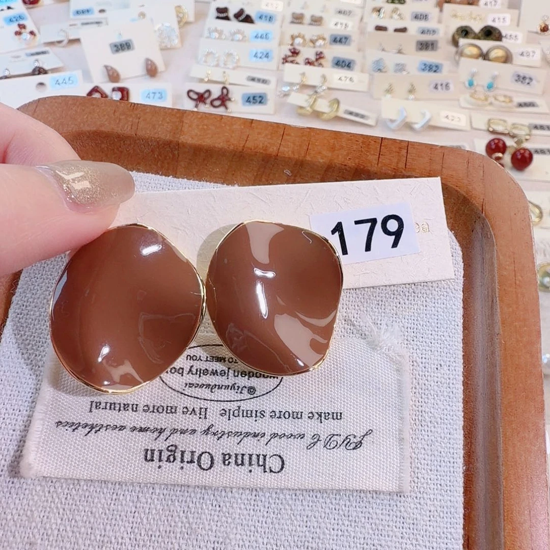 仿珍珠铜合金925银耳钉