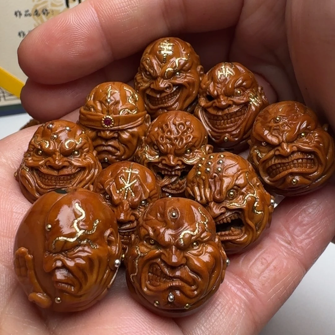 橄榄核手串我**C镶嵌恶僧