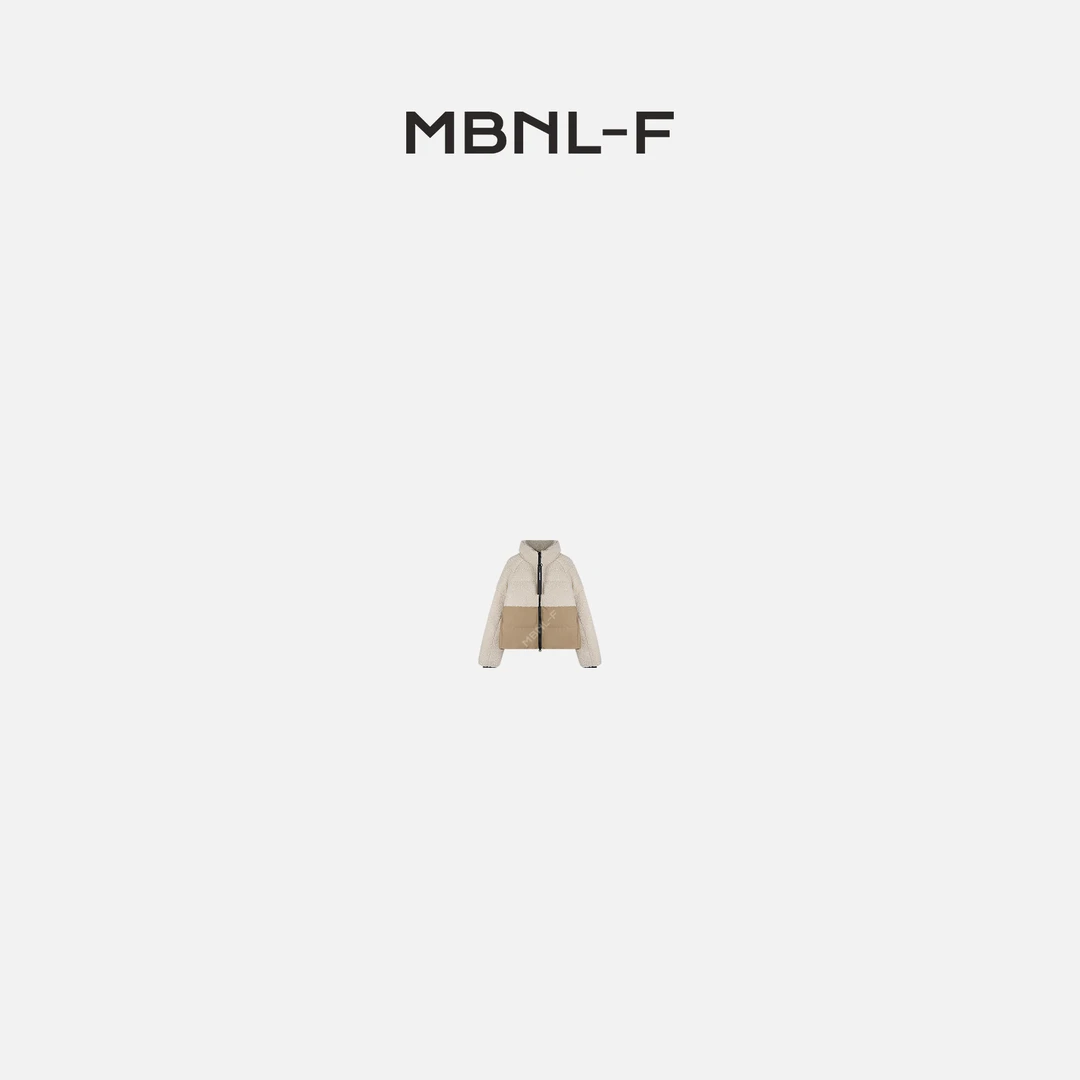 MBNL-F“鹅系双拼” 2025F/W新品经典鹅系绒感外套 秦磊XM-YM0283
