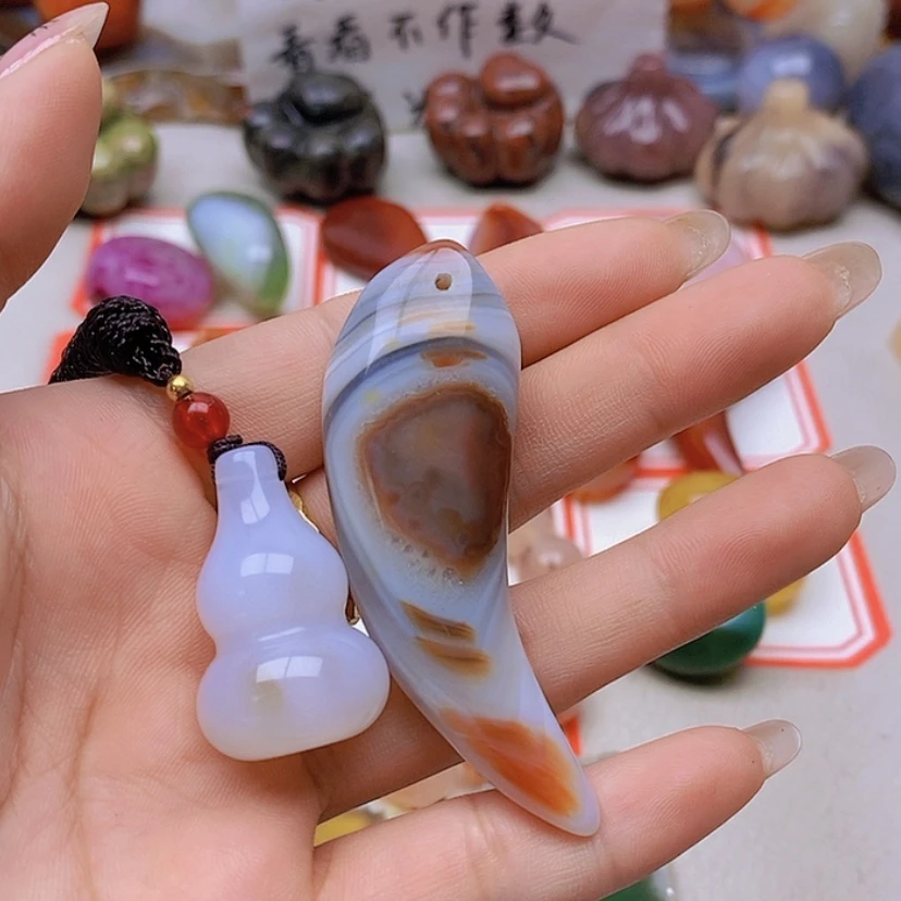 【闪购商品】未镶嵌玛瑙/玉髓珠宝半成品老*V