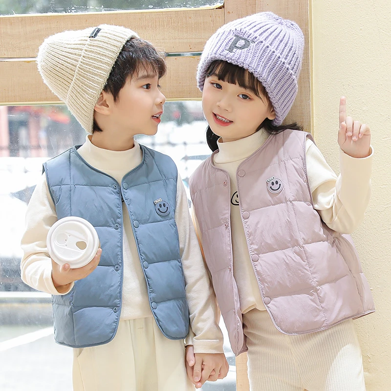 秋冬季男童女童棉马甲内胆2025新款宝宝儿童坎肩加厚小童背心外穿
